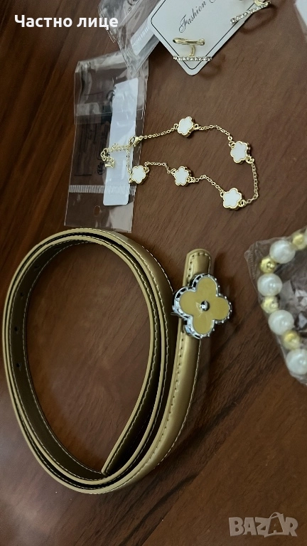 Лот колан, обеци ,гривни, НОВИ, снимка 1