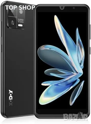 Нов отключен телефон смартфон с 5MP камера 2GB+16GB голяма батерия, снимка 1