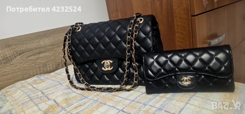 Елегантна Чанта и протмоне на Марката Шанел, снимка 1