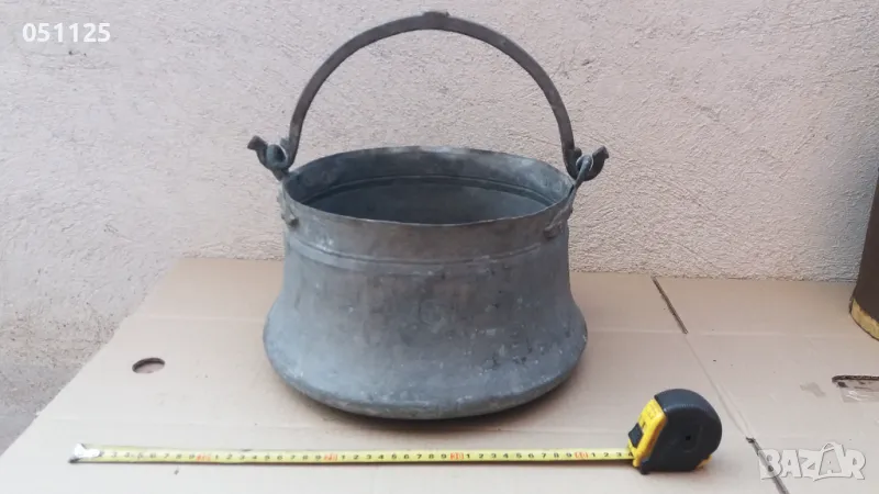 масивен кован бакър, казан мед , снимка 1