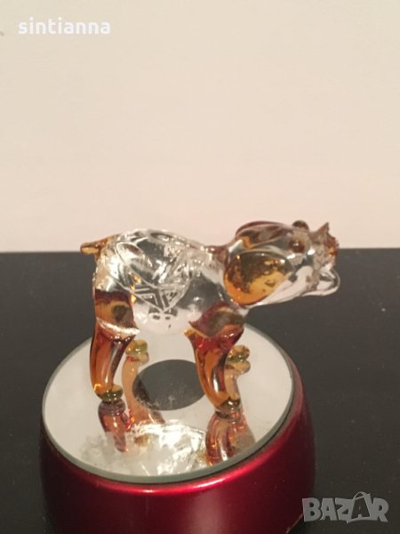 Светещо стъклено куче, снимка 1