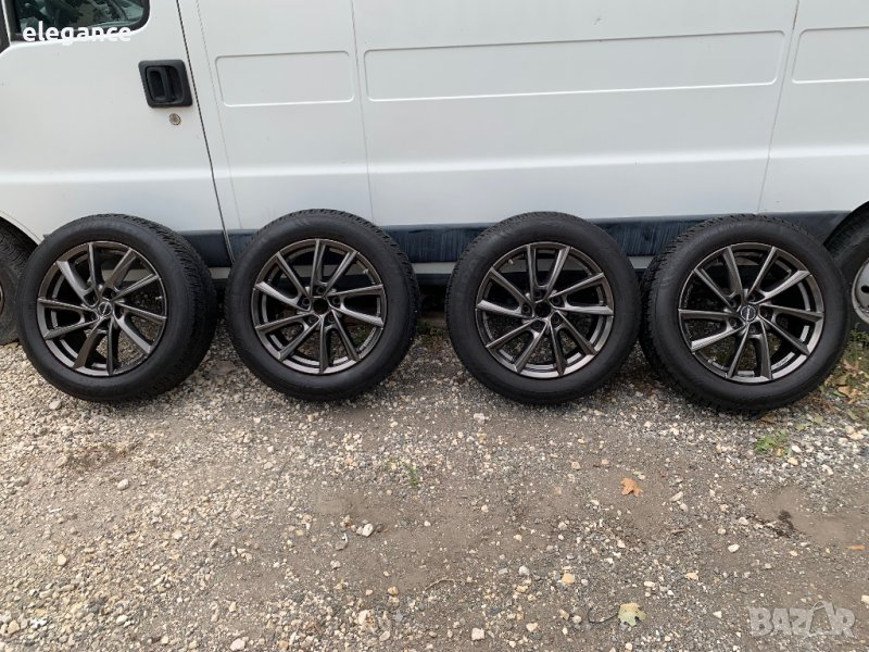 Алуминиеви джанти със зимни гуми Borbet 215/60/17 5x112 BMW X1 X2, снимка 1