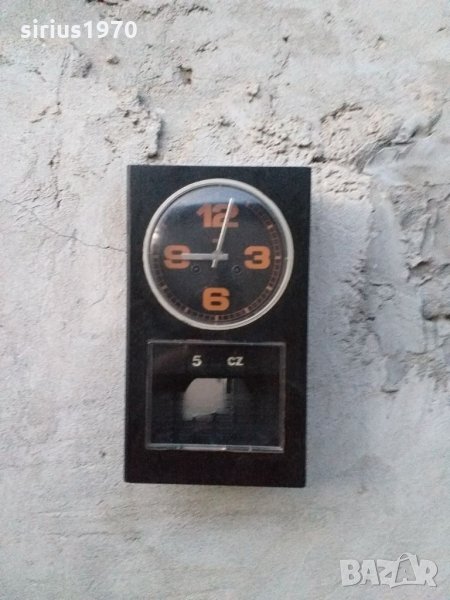 Полски стенен часовник метрон работещ, снимка 1