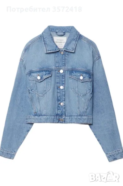 Дънково яке Stradivarius, снимка 1