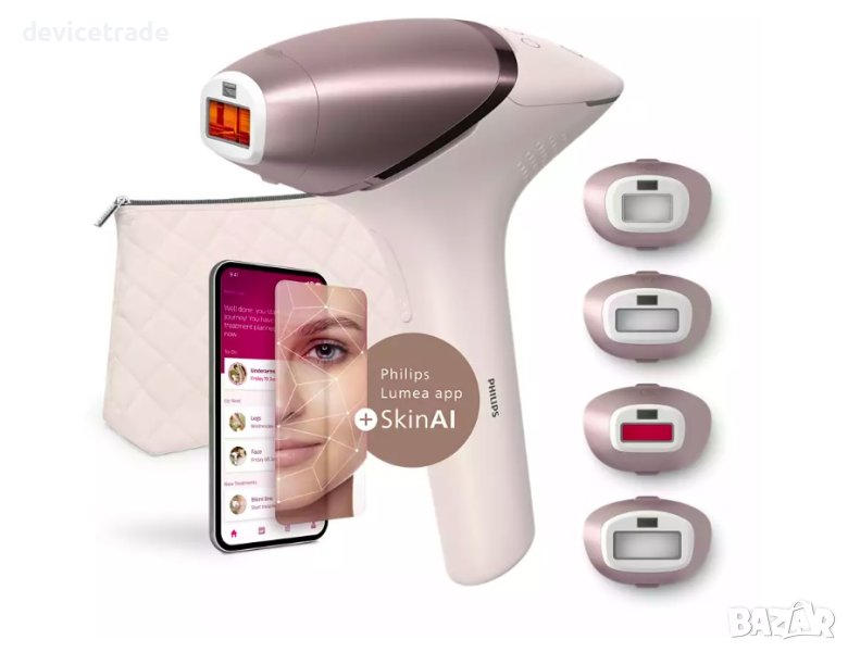 Фотоепилатор IPL Philips Lumea Series 9900 BRI977/00, Сензор Smartskin, снимка 1