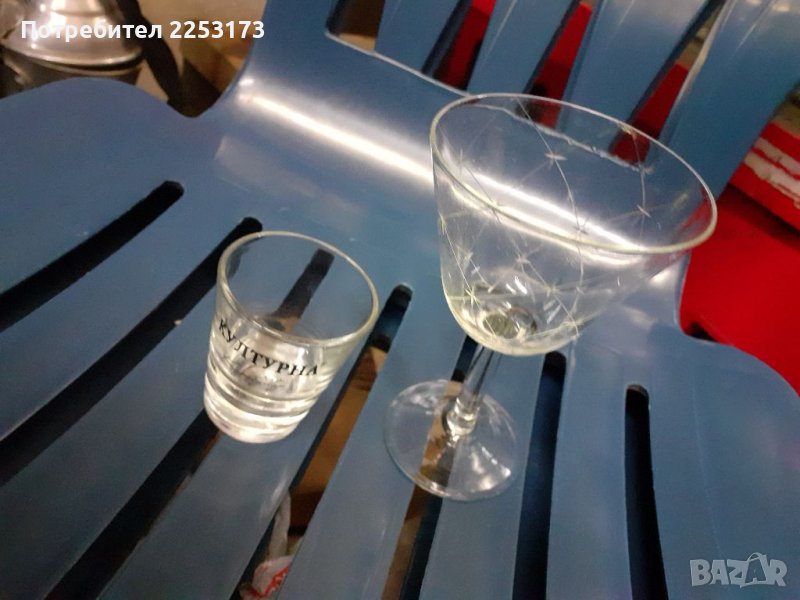 Стъклени чаши за допълване, снимка 1