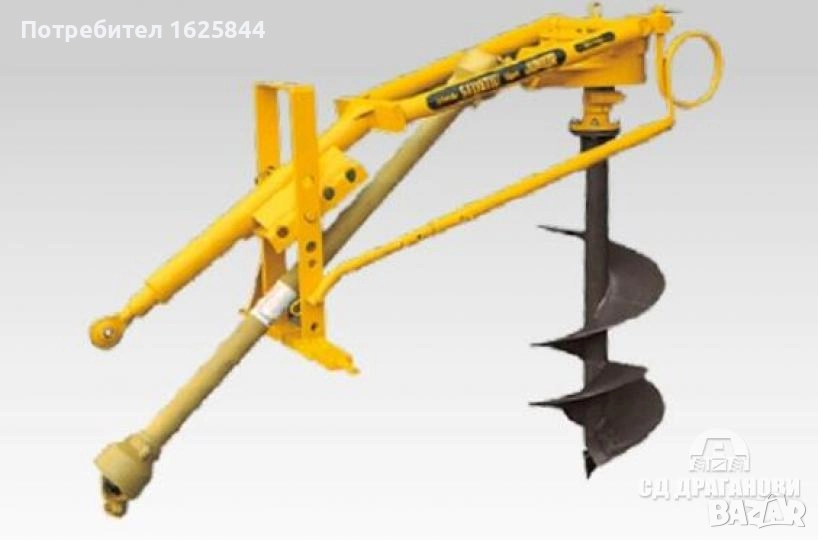 Извършвам услуги с трактор, пробиване на дупки със свредел 150мм и 500мм, снимка 1