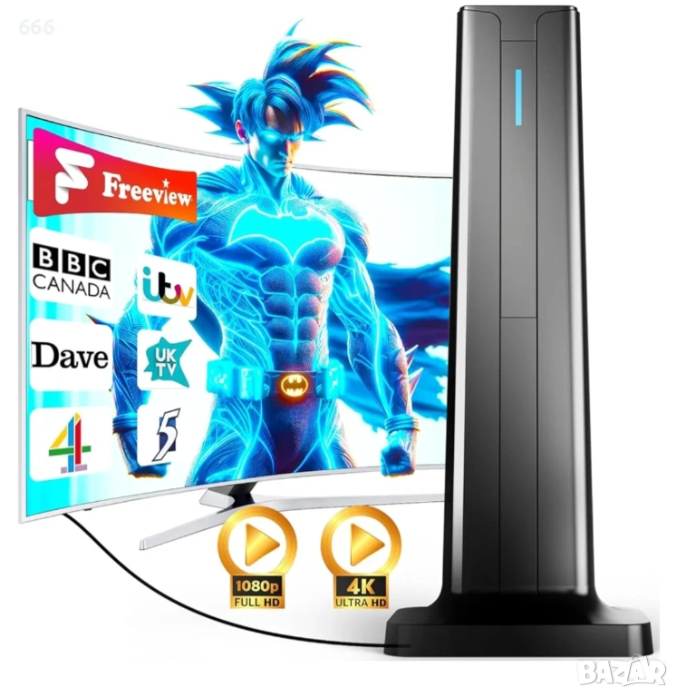 Вътрешна телевизионна антена, снимка 1