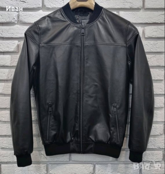 Нови с етикетите мъжки якета от първокачествена ест. кожа на топ марки, снимка 1