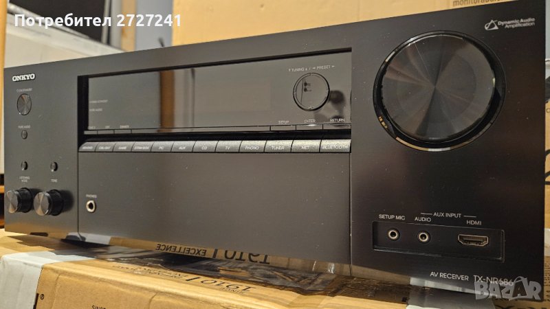 Onkyo tx-nr686 7.1ch receiver ресивър, усилвател, домашно кино, снимка 1