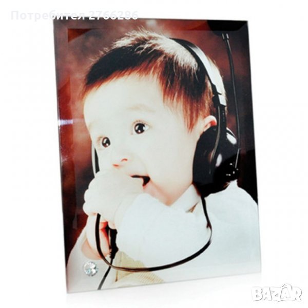 Стъклени/Кристални Фото рамка, снимка 1