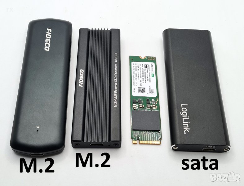 M.2 USB C кутии и Sata, HP мишка M-UAL-96 , снимка 1