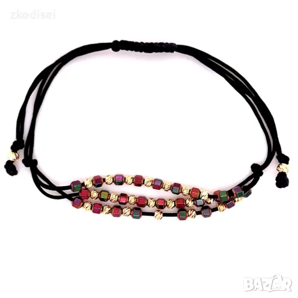 Златна регулируема гривна 1,14гр. 14кр.проба:585 модел:29456-1, снимка 1