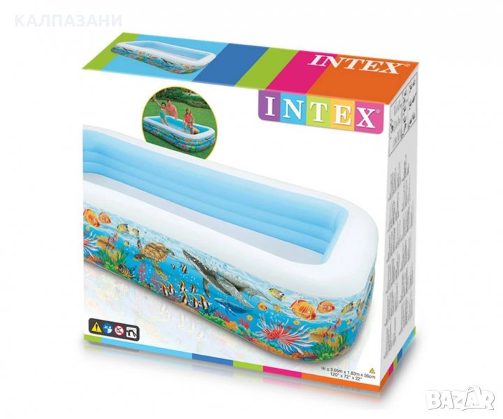 Семеен надуваем басейн Риф INTEX Tropical Reef Family 58485, снимка 1