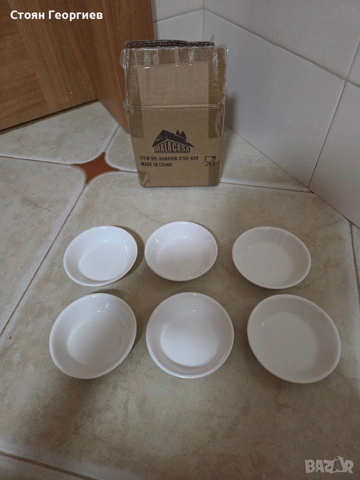 6 броя чисто нови керамични купи 10см, снимка 1