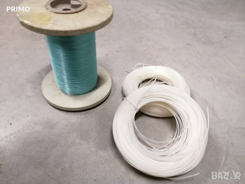 Корда зелена 0,50мм и бяла 2,00мм., снимка 1