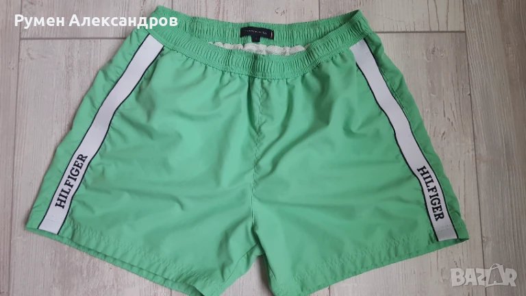 Нови зелени плувни шорти TOMMY HILFINGER размер L, снимка 1