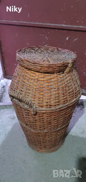 Плетен кош 65х40 см., снимка 1