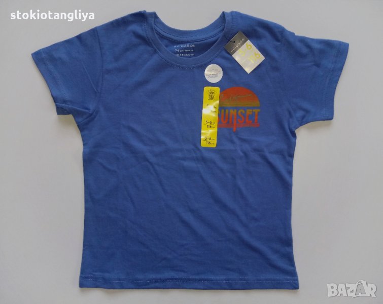 Тениска за момче, размер 116 см, 5-6 г., снимка 1