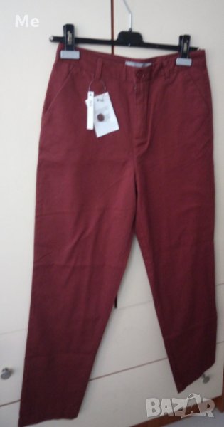 ASOS нов панталон червен с м uk 8, снимка 1