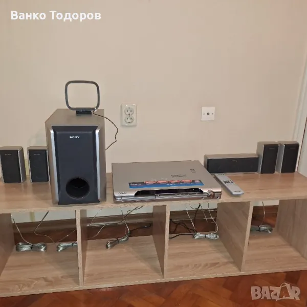Продавам система за домашно кино SONY DAV-DZ110 , DVD receiver 5+1, снимка 1