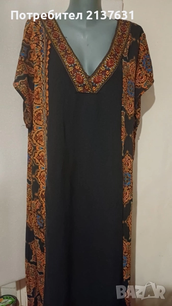 НОВА ! ДАМСКА ДЪЛГА РОКЛЯ Размер XXXL / XXXXL , снимка 1