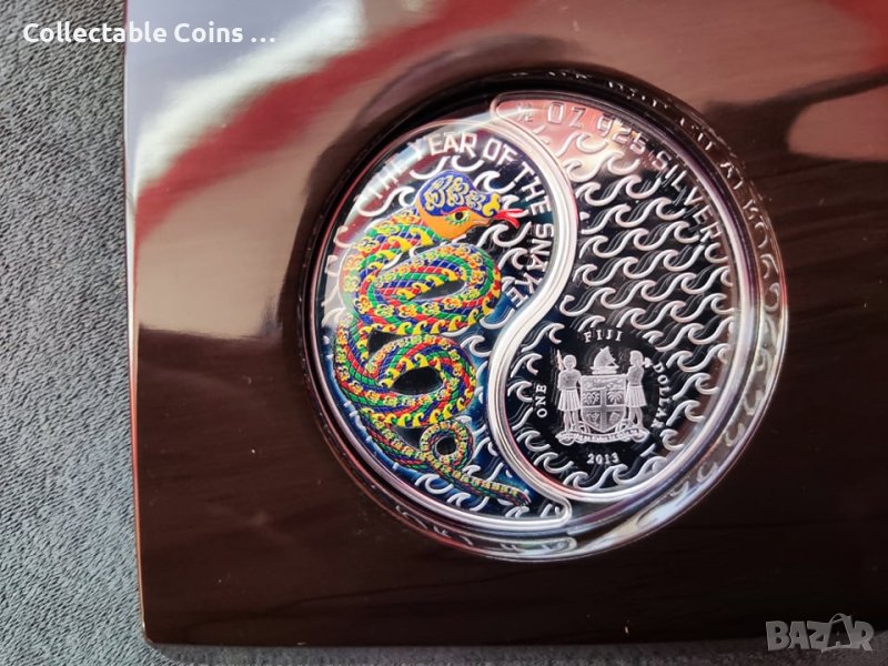 инвестиционно сребро 1 лунар Змия 2013 , снимка 1