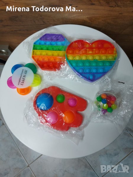 Антистрес играчка Fidget Toys Шарен Попит, фиджет, Pop it fidget, снимка 1