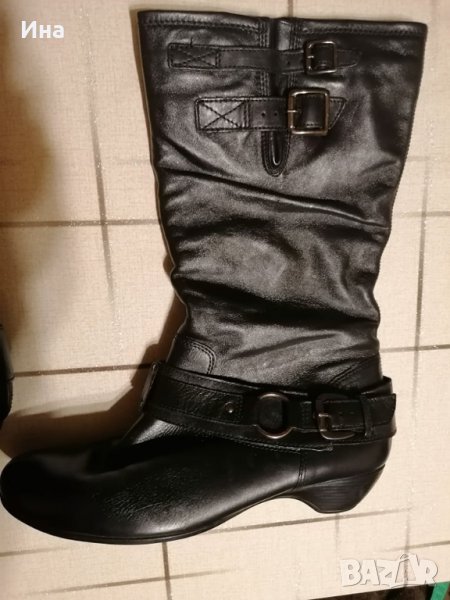 Боти / ботуши ест.кожа като нови, снимка 1