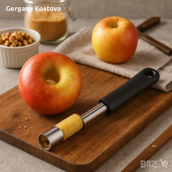 🍏 Уред за почистване на ябълки от неръждаема стомана Luigi Ferrero Prima FR-1218 , снимка 1