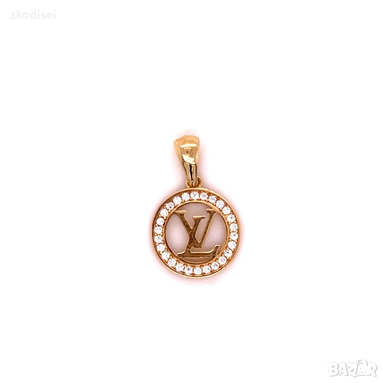 Златен медальон Louis Vuitton 1,39гр. 14кр. проба:585 модел:36349-6, снимка 1