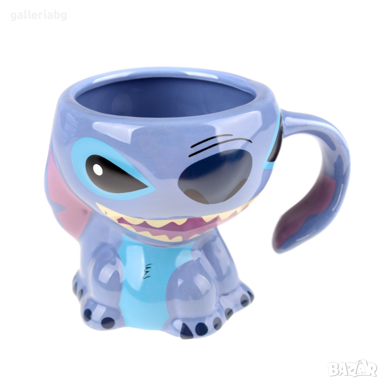 Керамична 3D чаша Stitch – Lilo & Stitch, 200 мл, снимка 1