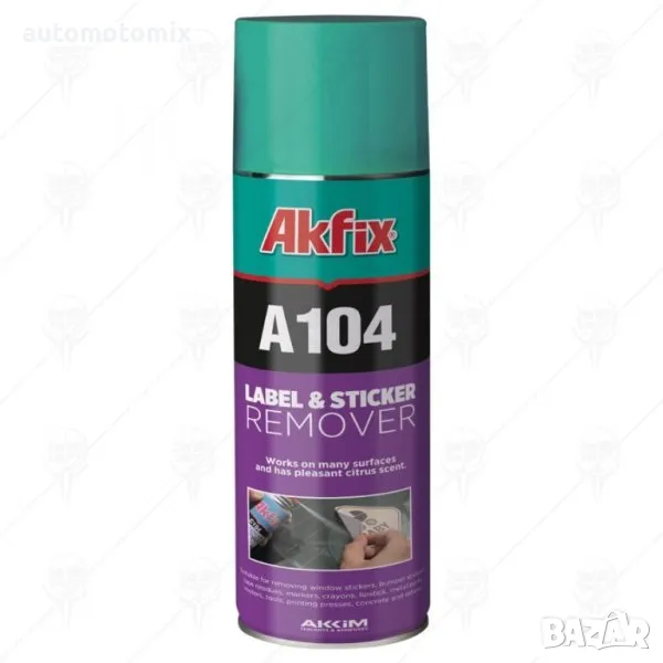 СПРЕЙ ЗА ПРЕМАХВАНЕ НА ЕТИКЕТИ И СТИКЕРИ, A104 AKFIX 200 МЛ, снимка 1