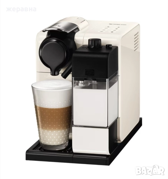 Кафемашина с капсули Delonghi Nespresso Lattissima EN 550.W, 19 bar, 1400 W, Автоматично капучино , снимка 1