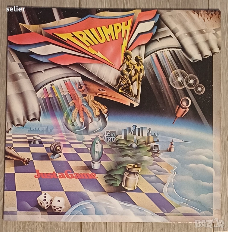 Triumph  ‎– Just A Game Издание 🇺🇸 USA 1979г -Gatefold Стил:HARD ROCK Състояние на винила:като зву, снимка 1