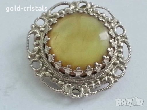 Ретро брошка щипка за шал, снимка 1