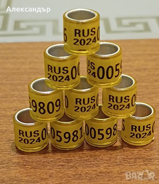 Пръстени за спортни пощенци 2024г., снимка 1