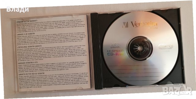 Презаписваеми дискове Verbatim CD-RW, снимка 5 - CD дискове - 32500813
