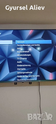 Продавам нов смарт телевизор купен е от Германия със нова стойка за стена, 4K UHD 55 inch zoll , снимка 10 - Телевизори - 52632128