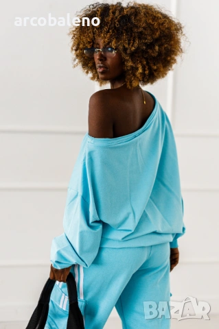 Дамски суитшърт Skew, 4цвята , снимка 5 - Суичъри - 53606917