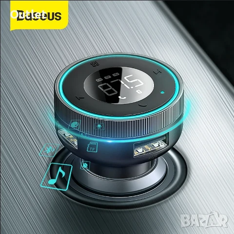 Bauseus CCLH-01 Bluetooth FM Transmitter/USB Charger