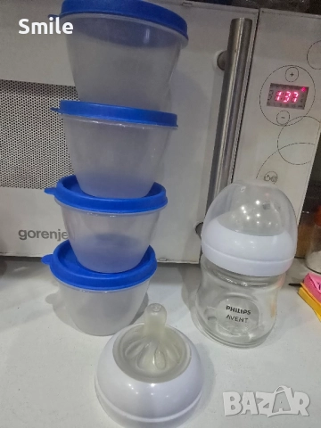 Чаши за кърма и шише Avent