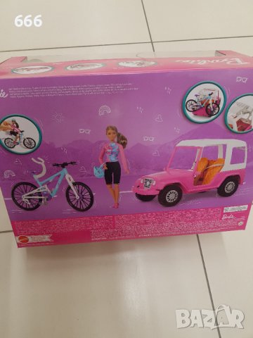 Барби с джип и велосипед, снимка 5 - Кукли - 43252467