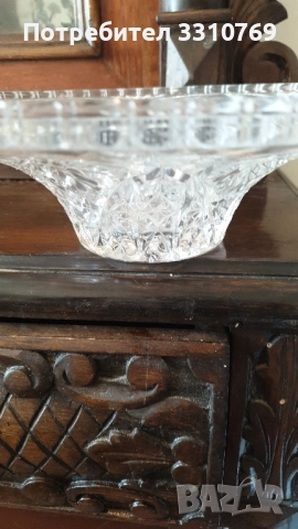 Красиви кристални фруктиери., снимка 10 - Аксесоари за кухня - 52616984