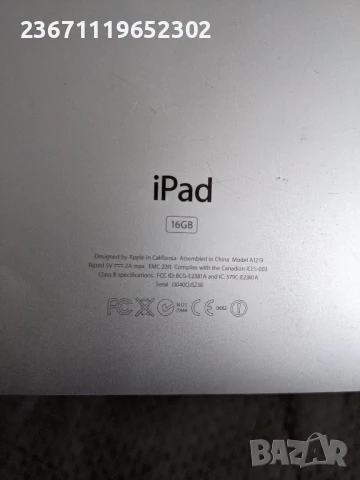 Apple ipad 16gb., снимка 3 - Таблети - 51120470
