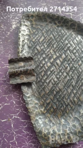 Ръчно кован пепелник, снимка 3 - Антикварни и старинни предмети - 49355507