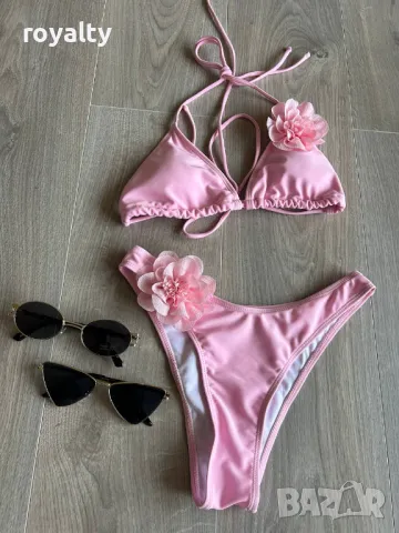 Розов дамски бански 