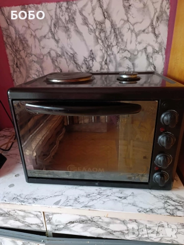 Готварска печка Елдом черна