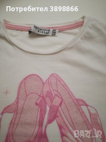 Блуза за момиче с дълъг ръкав - размер 128 - 134 см., снимка 2 - Детски Блузи и туники - 43342282