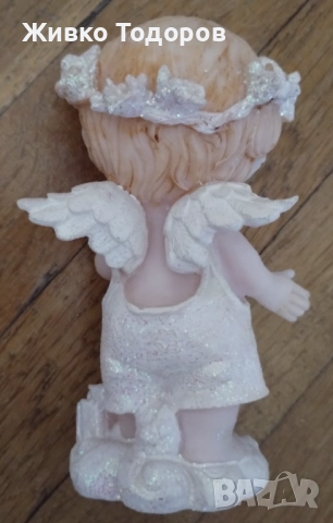 Фигурки на Ангели (момче/момиче) от смола (14х7см.), снимка 7 - Статуетки - 51487159